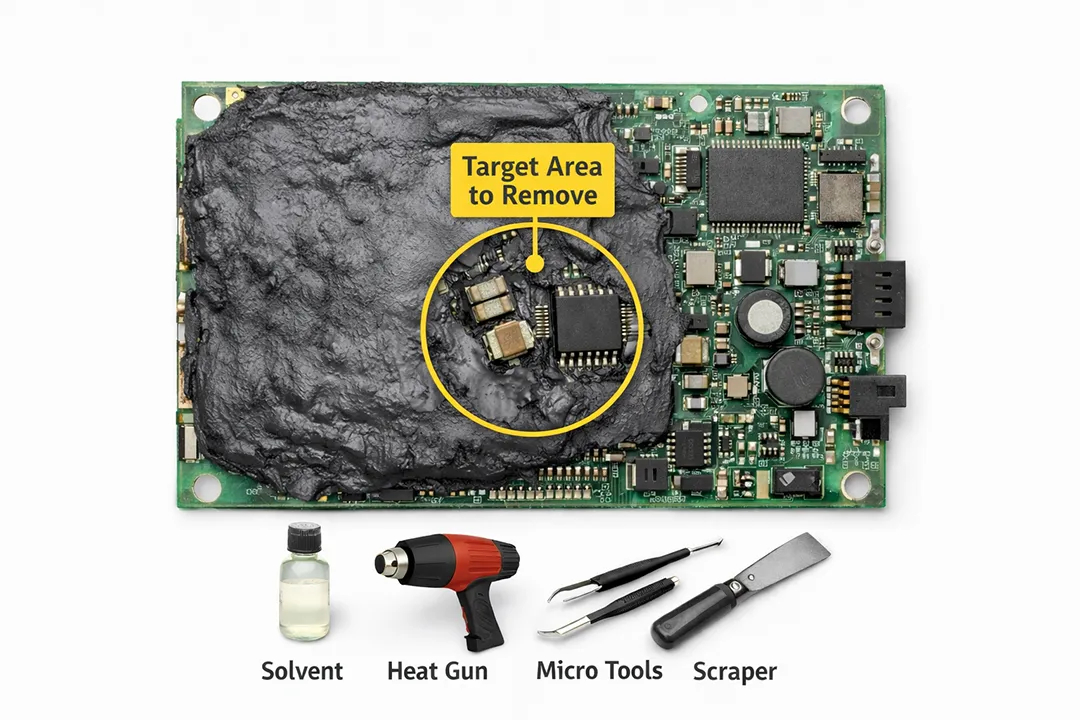 How to Remove Thermal Potting Compound